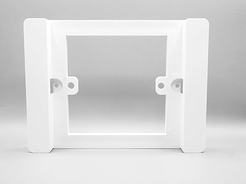 Adattatore BIANCO da scatola 503 a 86x86, placca adattatore riduttore da 503 a 86x86 in plastica. Supporto adattatore cassetta per termostati - Honorern
