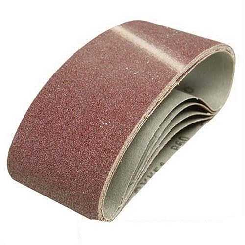 Silverline 901495 5 Nastri Abrasivi, 75 x 457 mm, Grana 120 - Honorern