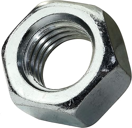 Set di 20 - Dadi esagonali a 6 lati - Parti metalliche/Distaccato/Serraggio/Assemblaggio - Acciaio zincato 8.8 - Filettatura M22 metrica femmina - Fai da te - DIN 934 - Argento - C45721 - Honorern