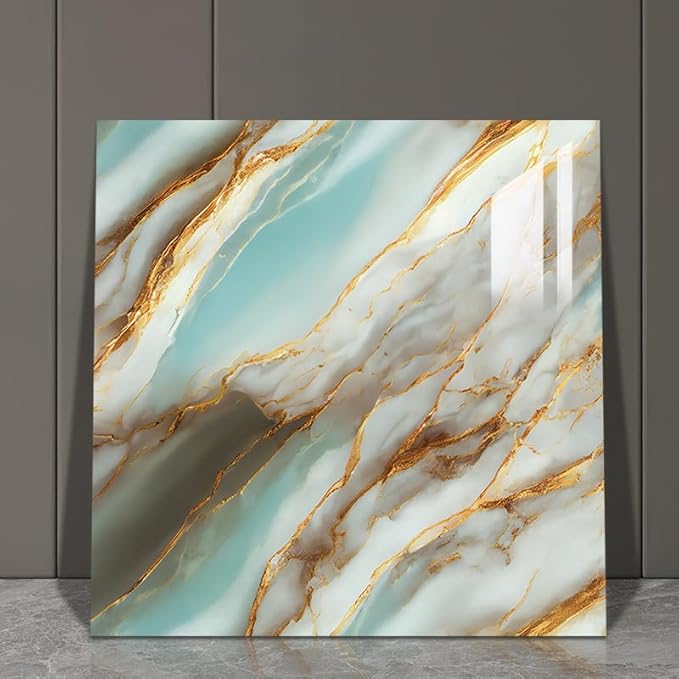 Pannelli da Parete,Design Marmo,10 pezzi 30 cm x 30 cm Piastrelle autoadesive PVC Adesive Effetto Marmo Piastrelle Impermeabile Autoadesivo Carta da Parati Soggiorno Bagno Cucina Decorazione Casa - Honorern