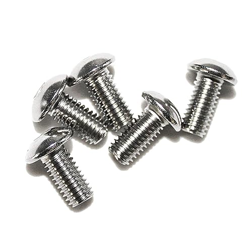 25 viti a testa bombata M5 x 55 con esagono incassato ISO 7380, in acciaio inox A2. - Honorern