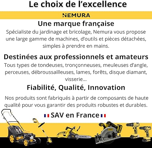 Filo per decespugliatore Quadrato Ø: 2,40mm, L: 400m - Compatibile con altre marche - Elevata durata - Qualità professionale - Marchio francese - Honorern