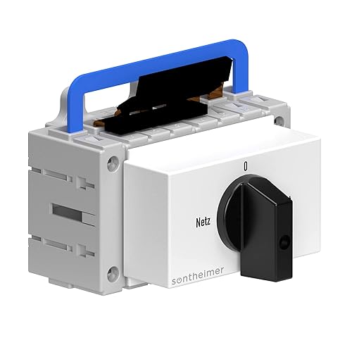 Sontheimer Commutatore 25 A, 4 poli, 11,5 kW, ULO25/4T/NS/Z101/F976, commutatore/nero, 2 x 4 x 25 A - Honorern