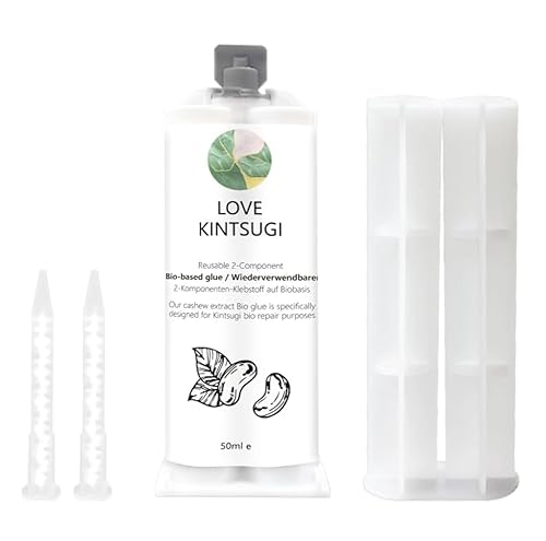 Bio Kintsugi Glue, Food Safe Bio Kintsugi Repair Glue può legare rapidamente le ceramiche rotte per completare lavori di ceramica perfetti, può legare vetro e ceramica - Honorern