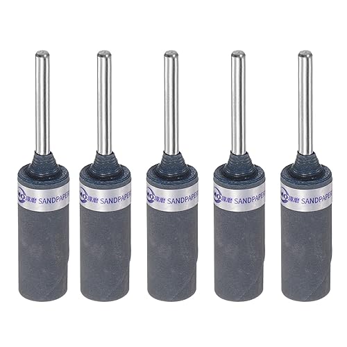 5pz Rotoli di Carta Vetrata Abrasiva 1500 Grana 3mm Gambo Levigatura Tamburi Manicotti Testa Macinazione Cilindro per Lavorazione Legno Vetro Lucidatura Metalli - Honorern