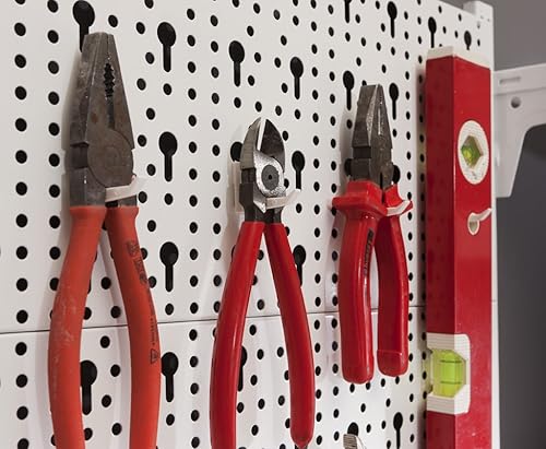 Element System 11300-00000 Parete Attrezzata, Metallo, Piã¹ Kit Portautensili da 18 Pezzi, Inclusi Viti e Tas - Honorern