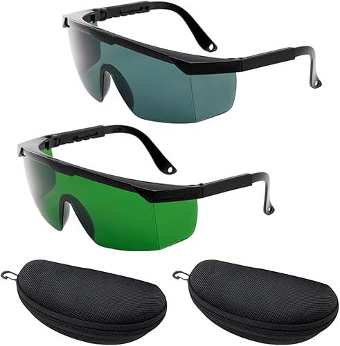 2 Pezzi Occhiali di Protezione Laser IPL 200-2000nm Occhiali Protettivi Luce Pulsata Occhiali di Sicurezza Laser Occhiali Laser Epilazione per Depilazione Trattamento e Cosmetologia Operatore - Honorern