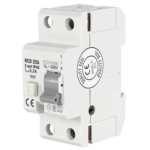 REV Ritter 0505490555 - Interruttore differenziale a 2 poli (RCD), 25 A, 0,30 A - Honorern