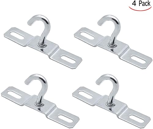 4 Pezzi Gancio a Soffitto,Ganci da Soffitto in Acciaio Inox Metallo Gancio per Soffitto - Honorern