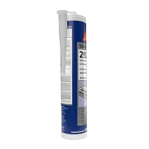SIKA Sikaflex 292i Marine Structural Bonding Compnent - Cartuccia da 300 ml, colore: Bianco - Honorern