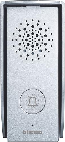 Bticino Accessorio per Regolare Visuale della Pulsantiera Esterna + Kit Citofonico 315111 Monofamiliare 3 Fili, con Posto Interno Audio con Cornetta e Posto Esterno con Campanello - Honorern