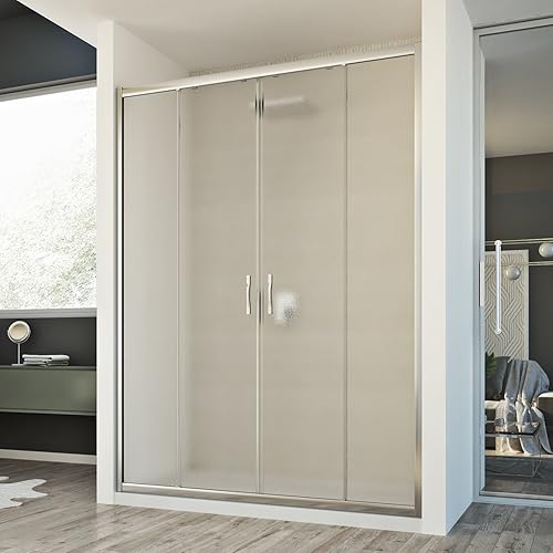 Porta Doccia 180CM H198 Trasparente MOD. Young 2 Ante - Honorern