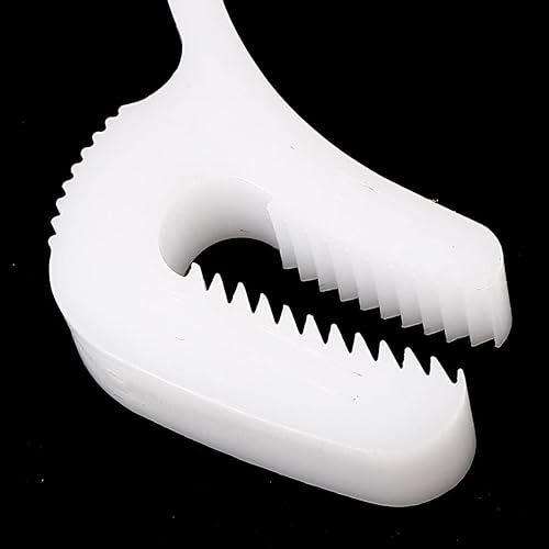 10 fascette stringitubo di presa, fascette per tubi flessibili in plastica a doppia presa rapida, resistenti e veloci, clip per tubo flessibile regolabile per collegamento, fissaggio (8,4-9,3 mm) - Honorern