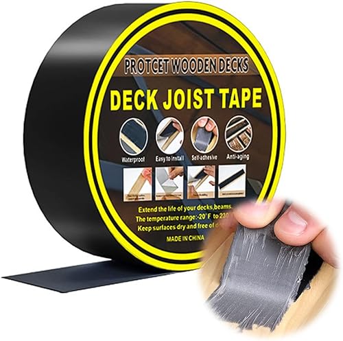 Nastro in butile, impermeabile, 15 m x 5 cm, nastro adesivo impermeabile, in PVC, nero, per tubi, grondaie e perdite, nastro di riparazione versatile e resistente alle intemperie - Honorern