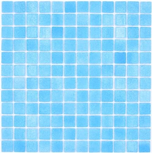 MOS220-501P - Mosaico per piscina, blu oceano, antiscivolo - Honorern