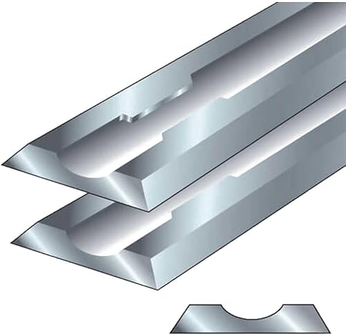 Trend Set di lame per pialla CraftPro 80,5 mm x 5,9 mm x 1,2 mm TC, reversibile per una durata doppia, CR/PB25 - Honorern