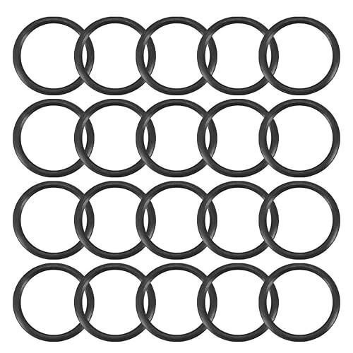 sourcingmap O-ring in gomma nitrilica, diametro 5 mm, diametro 4 mm, larghezza 0,5 mm, confezione da 20 - Honorern