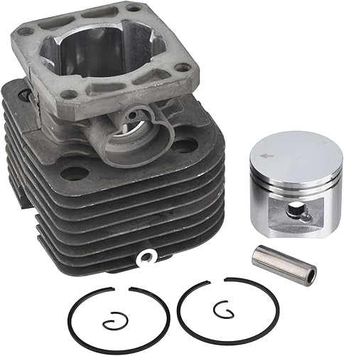Cancanle 42mm Cilindro con pistone e ghiere per Anelli per Stihl FS450 Decespugliatore - Honorern