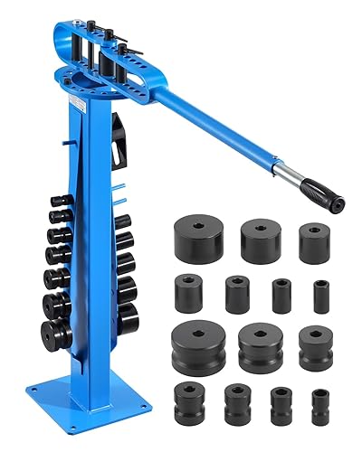 VEVOR Piegatubi Manuale per Tubi con Diametro Esterno Massimo 5,08 cm con 14 Matrici di Piegatura, Utensile per Piegatura Tubi a 200° in Rame Alluminio Ferro, per Riparazione Auto Frigoriferi - Honorern