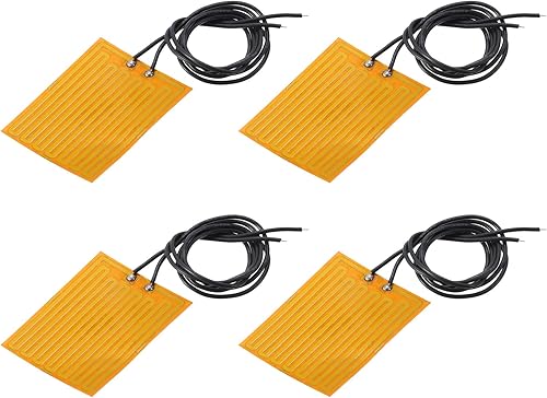 Piastra Riscaldante a Film Riscaldante, 4.2W 5V Tappetino Riscaldante in Polimide Adesivo, Film Riscaldante Elementi Riscaldanti Pi 47mmx37mm Temperatura Costante, Confezione da 4 - Honorern