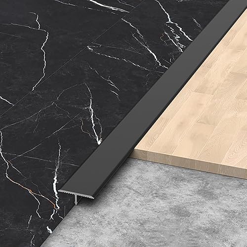 Raouoae Profilo In Alluminio A T, Striscia Di Transizione 3 Pezzi Da 100cm, Strisce Decorative Per Bordature Di Pavimenti, Porte E Modanature, Installazione Facile(Weiß,Breite: 10 mm) - Honorern