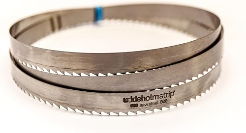 SBM Uddeholm - Lama per sega a nastro per legno, 2560 x 25 x 0,5 mm, distanza tra i denti 8 mm, lama per sega a nastro - Honorern