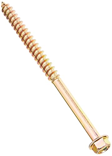 TIMCO Vite a testa esagonale flangiata avanzata, punta a taglio, 8,0 x 120, confezione da 50 (8120SCSY) - Honorern