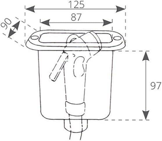 Nuova Rade Contenitore Porta Doccia in PVC - Honorern