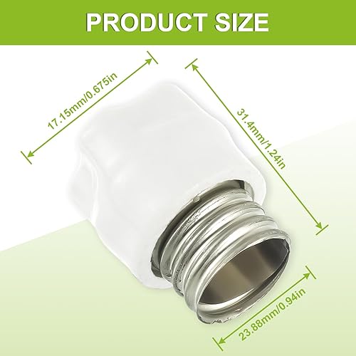 213400091 Tappo a vite per fusibile per D02 attacco E18, 35-63 A (5 pezzi) - Honorern