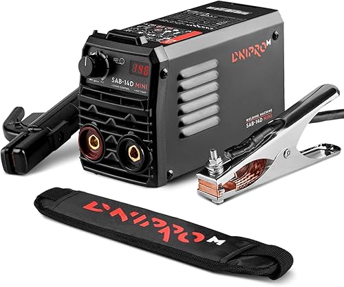 Saldatrice Inverter IGBT Dnipro-M SAB-14D 230V 140A con Funzione HotStart e Controllo Termico, Elettrodi 1.6-4mm, Cavo 3 metri, Efficienza 90%, Protezione IP21S - Honorern
