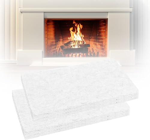 2 Pezzi Fibra Ceramica, Lana di Ceramica per Bioetanolo, Spugna Ceramica Camino, Spugna Camino Bioetanolo Biocaminetto per Camini da Tavolo Interni, Bio-etanolo, Fornello Alcool - Honorern