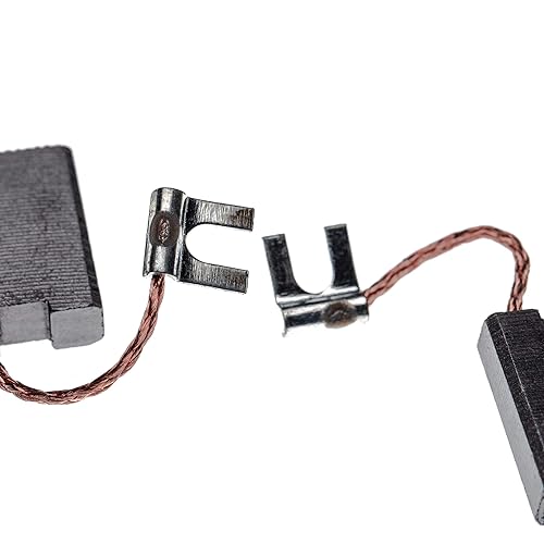 2x spazzola di carbone per motore 6,3 x 15 x 22mm compatibile con Bosch 0601321..., 0601322..., 0601323..., 0601324... utensile elettrico - Honorern