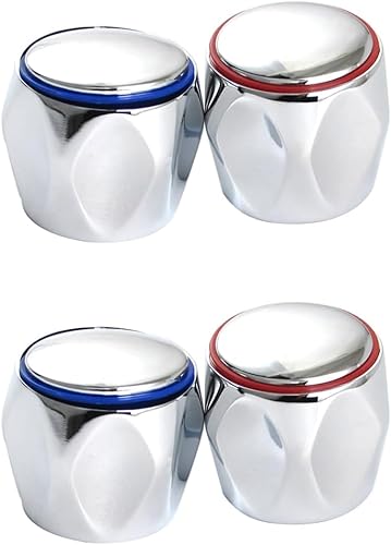 2 Set Rubinetto Doccia Manopola Maniglia Doccia Manopola Sostituzione Rubinetto Maniglia Manopola Maniglie Calde E - Honorern