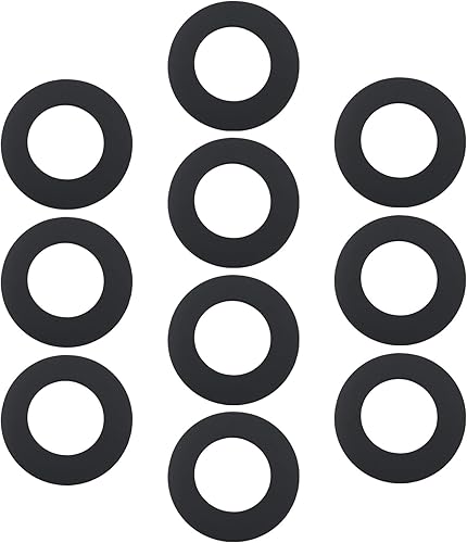 eMagTech 10 Pezzi 1/2' BSP Guarnizione Di Ricambio Per Rubinetto A Colonna 22 Mm Centro Guarnizione In Nitrile Per Rubinetto Per Fissare Rubinetti A Lavandini - Honorern