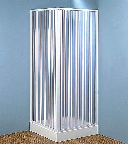 Forte BK100001 Box Doccia, Bianco, 80 x 80 x 185 h riducibile - Honorern