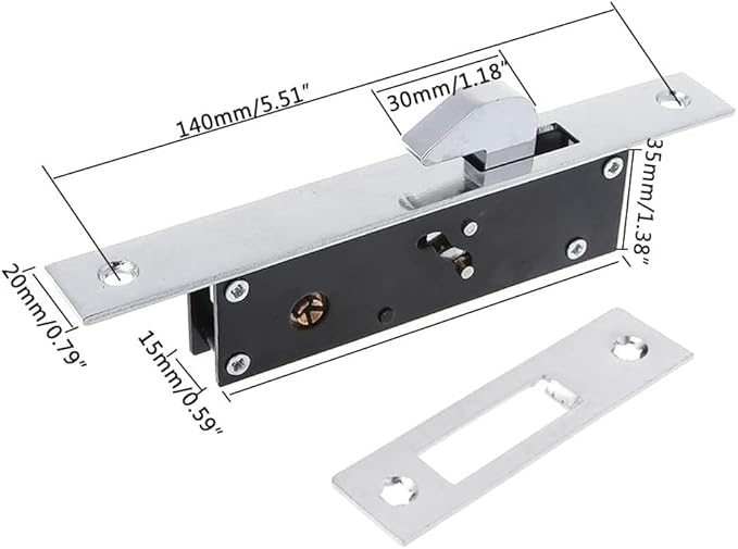 Robusta Serratura A Gancio Per Porta Scorrevole In Lega Di Alluminio Cerradura De Gancho Para Puerta Corrediza De Aluminio,linguetta Ad Uncino - Honorern