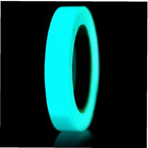 TOSSPER Nastro Luminoso 5m, Nastri Fluorescenti, Bagliore Impermeabile nel Nastro Autoadesivo Oscuro Nastro di Avvertimento Nastro Adesivo Decorativo Decorativo Adesivi - Honorern
