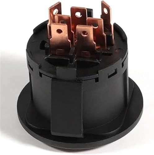 Interruttore di accensione, interruttore di avviamento, for serie Jo-hn Dee-re X100, X300 X304 X310 X390 X500 X520 X530 X534 X540 con 2 chiavi, 4 posizioni con controllo fari, 7 punte interrut - Honorern