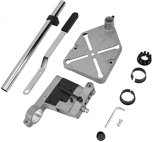 Morsetto Banco Regolabile Supporto per Trapano a Colonna Banco Lavoro per Trapani Elettrici Diametro Collare 43 Mm o 38 Mm, Profondità di Foratura Fino a 60 Mm, per Morsa - Honorern