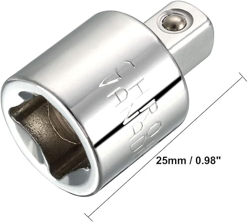 3/8' x 1/4' Femmina a Maschio Presa Riduttore, per Chiavi a Cricchetto Chiavi CR-V Acciaio - Honorern