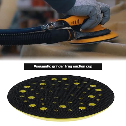 125 mm 5 pollici pad di supporto compatibile con Mirka Ceros/Deros 44 fori 5/16 filettatura attacco levigatrice gancio e anello supporto Pad accessori per utensili elettrici - Honorern