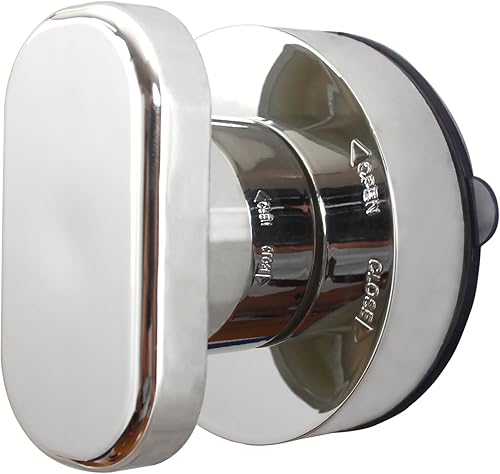 Facile installazione di maniglie adesive per armadi, maniglie adesive e maniglie con ventose - per porte in vetro, scorrevoli e armadietti (L-silver) - Honorern