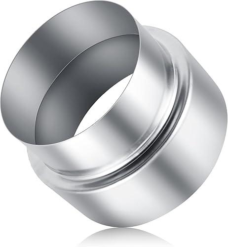 Riduttore Connettore per Tubo della Stufa,Connettore per Canna fumaria in Acciaio Inox,Riduzione Canna Fumaria Riduzione Tubo Stufa da 120 mm a 100 mm Riduttore Tubo Stufa - Honorern