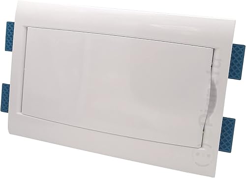 Quadro elettrico Centralino per Cartongesso da 12 a 24 Moduli con Sportello Bianco da incasso per interruttori DIN IP40 - Honorern