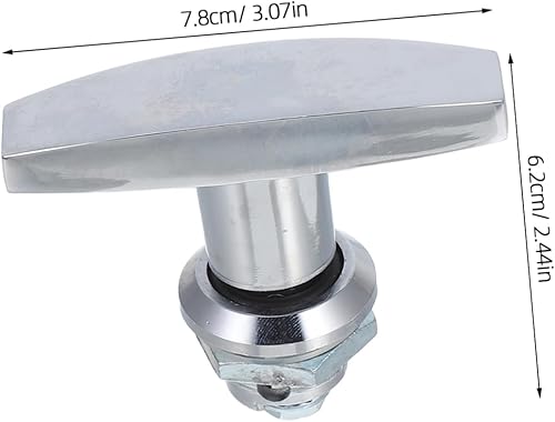 DOITOOL Sostituzione Della Serratura Per Cassetta Degli Attrezzi Serratura A T Con Maniglia Serratura A Camma Per Armadietti Serrature Per Armadietti Senza Chiave Cassetti Per Camper - Honorern