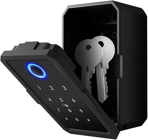 Cassetta di sicurezza per chiavi, Le cassette portachiavi elettroniche intelligenti Tuya funzionano con la scatola portachiavi da parete con impronte digitali di sicurezza for esterni impermeabili for - Honorern