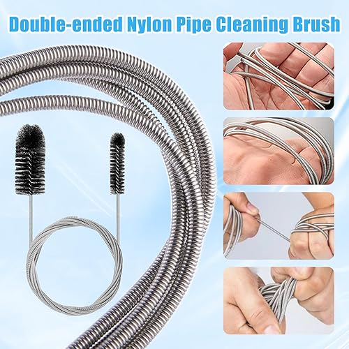 7 Pezzi Pinza Stura lavandini e Scarichi,Pulizia Scarico Lavandino,Tubi Strumento per Sbloccare per Cucine Vasche Bagno Servizi Igienici - Honorern