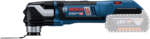 Bosch Professional 06018B6002 Utensile Multifunzione Gop 18 V-28 System, Angolo di Oscillazione: 2.8°, Batterie e Caricabatteria Non Inclusi, in Cartone - Honorern