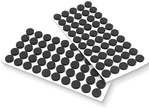 Feltrini Adesivi Proteggi mobili e pavimenti, 100 pezzi da 20mm, per mobili pesanti, sedie e auto, con materiale resistente e facile da applicare, per una protezione completa - Honorern