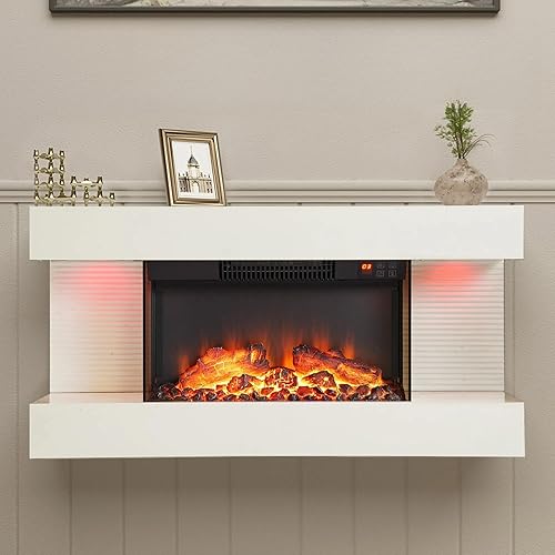 Camino elettrico da parete Smart WiFi da 82 cm (32') - Honorern